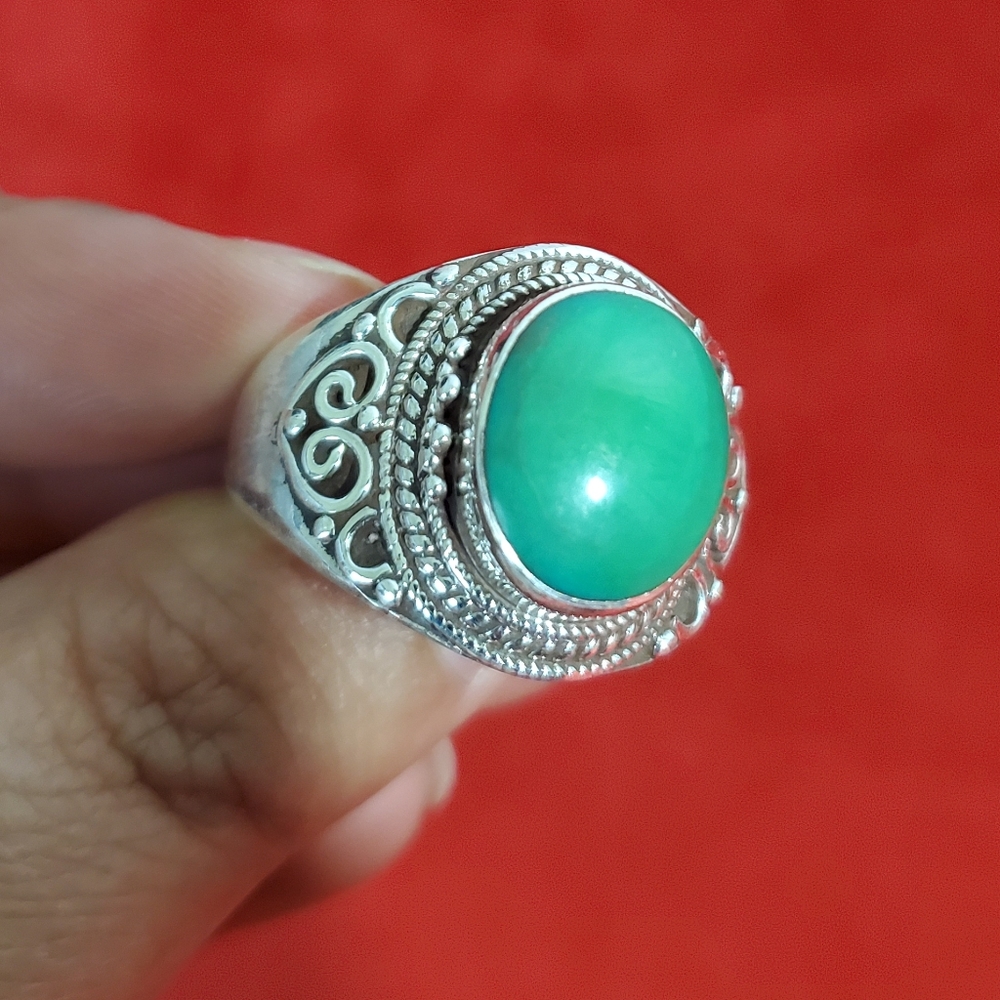 NWOT Handmade 925 sterling silver & turquoise ring